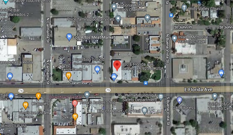 400 E Florida Ave,Hemet,CA,92543,US Hemet,CA